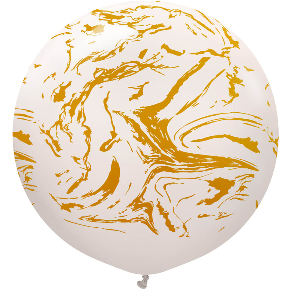 24 inch KALISAN SPACE NEBULA - WHITE SAND W/ GOLD INK