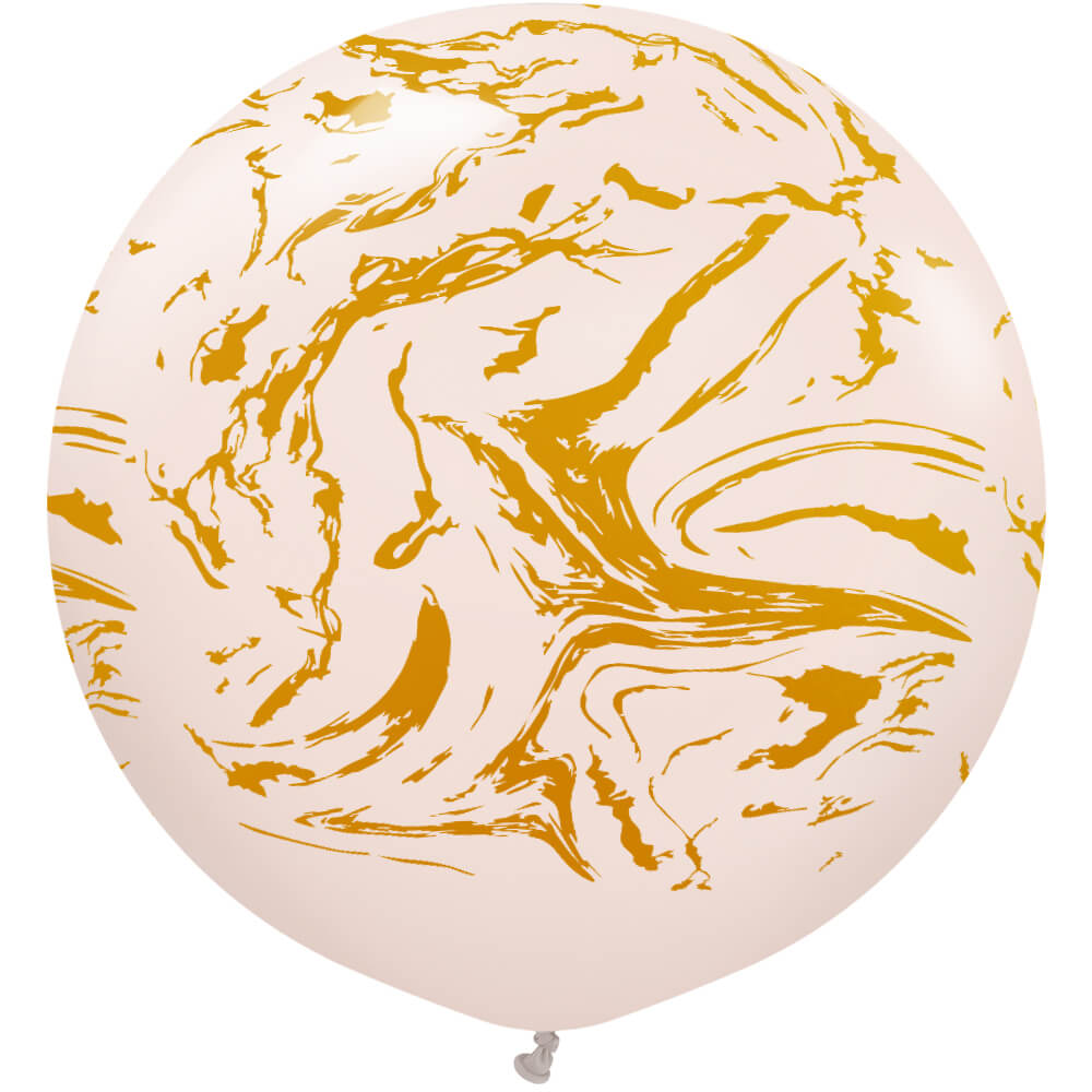 24 inch KALISAN SPACE NEBULA - PINK BLUSH W/ GOLD INK