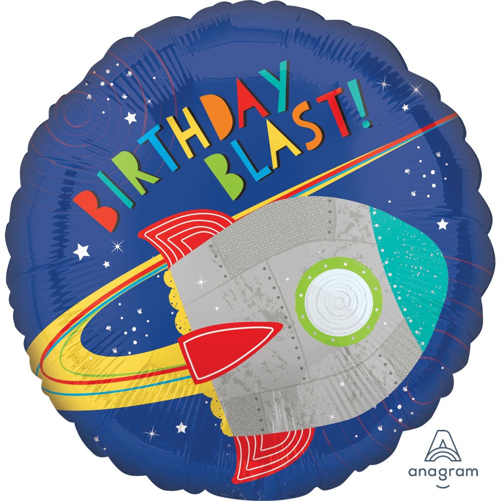17 inch BLAST OFF BIRTHDAY