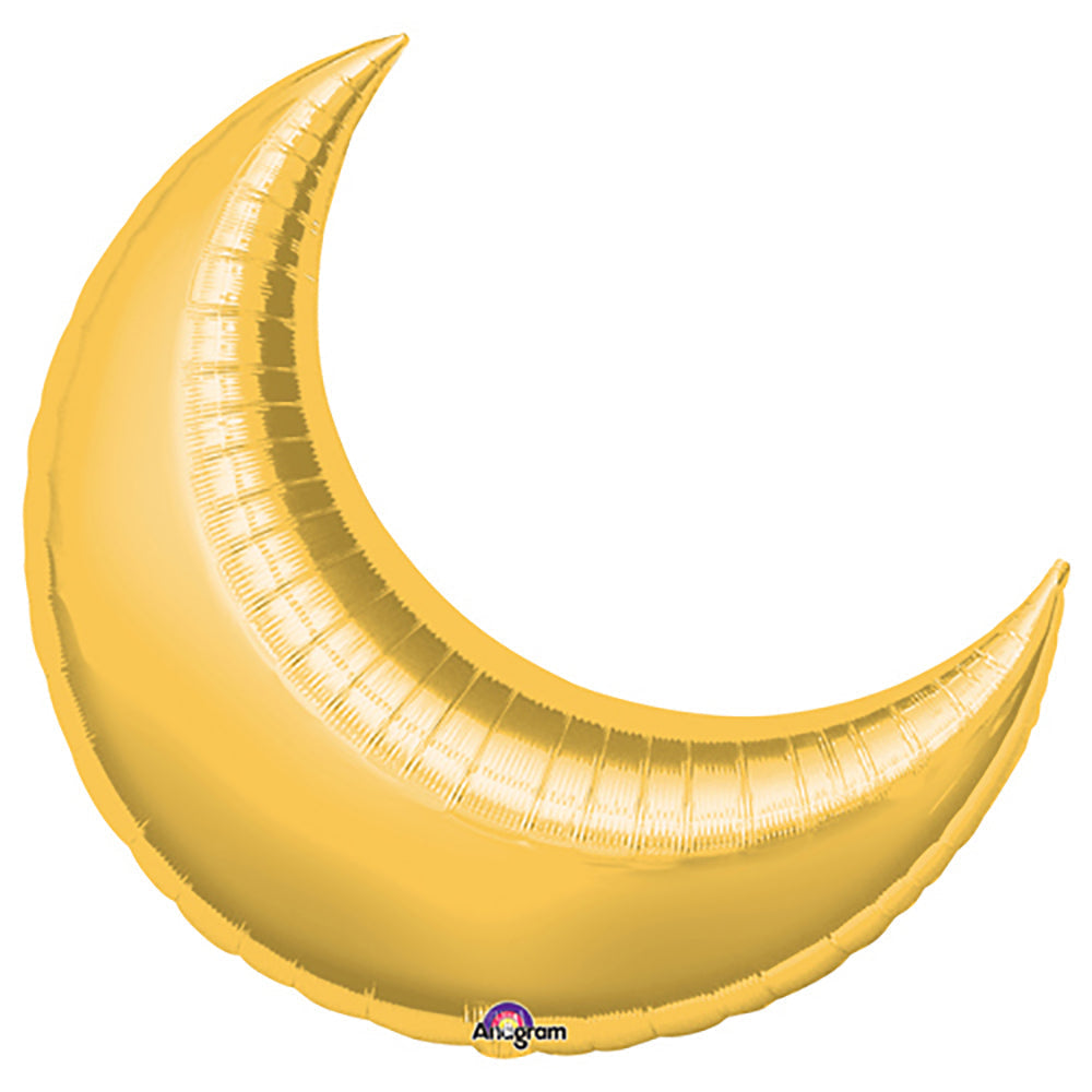 26 inch CRESCENT MOON - GOLD (3 PK)